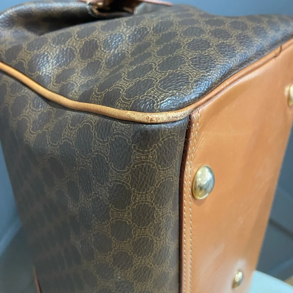 Authentic CELINE Vintage Weekender Travel Bag